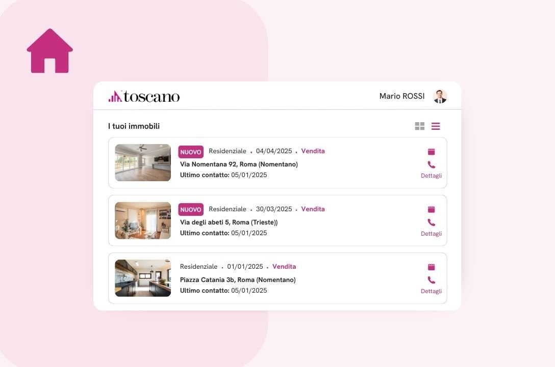 I tuoi immobili